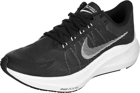 حذاء الجري الرياضي للنساء من Nike، أسود أبيض Dk Smoke Gray Lt Smoke، 5 in Saudi Arabia