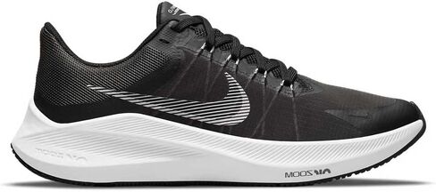 حذاء الجري الرياضي للنساء من Nike، أسود أبيض Dk Smoke Gray Lt Smoke، 5 in Saudi Arabia