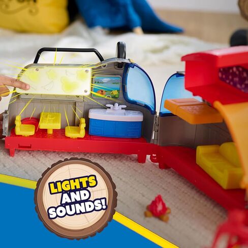 Just Play Disney Junior Mickey Mouse Happy Camper Lights and Sounds Playset, 10-Pieces, Kids Toys for Ages 3 Up in Saudi Arabia