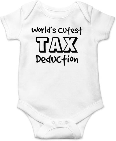 CBTwear World's Cutest Tax Deduction - Baby Clothes - Funny Newborn Bodysuit Outfits for Boys and Girls in Saudi Arabia