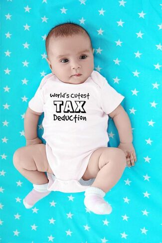 CBTwear World's Cutest Tax Deduction - Baby Clothes - Funny Newborn Bodysuit Outfits for Boys and Girls in Saudi Arabia
