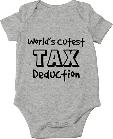 CBTwear World's Cutest Tax Deduction - Baby Clothes - Funny Newborn Bodysuit Outfits for Boys and Girls in Saudi Arabia