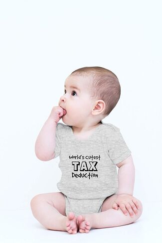 CBTwear World's Cutest Tax Deduction - Baby Clothes - Funny Newborn Bodysuit Outfits for Boys and Girls in Saudi Arabia