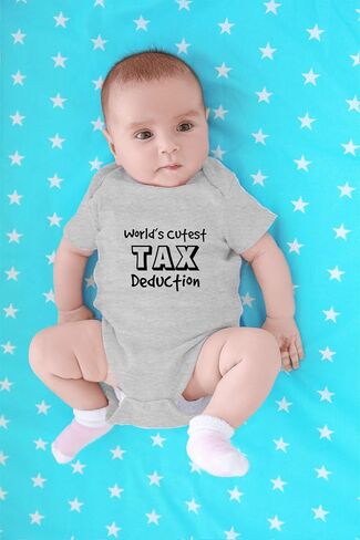 CBTwear World's Cutest Tax Deduction - Baby Clothes - Funny Newborn Bodysuit Outfits for Boys and Girls in Saudi Arabia