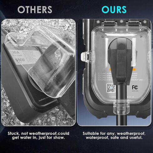RV Surge Protector 50 Amp Waterproof (Wi-Fi with in-APP) Portablepower & Fault Detection, Hardwired Options, Remote Voltage Monitoring,for RV Camper,UL Listed. in Saudi Arabia