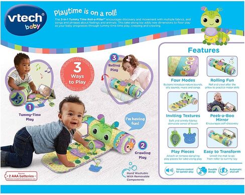 VTech 3-in-1 Tummy Time Roll-a-Pillar in Saudi Arabia