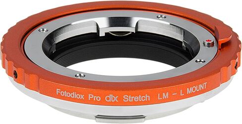 محول تركيب عدسة ممتدة من Fotodiox DLX - متوافق مع عدسة Leica M Rangefinder إلى كاميرات L-Mount Alliance عديمة المرآة مع هيليكويد التركيز الكلي in Kuwait