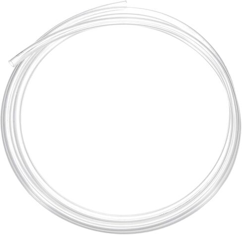 Pneumatic Tubing Pipe, 5mm(ID) x8mm(OD) PU Polyurethane Air Compressor Hose for Air Compressor Fitting/Gas/Fluid Transfer, Air Hose Line Tube [2M/6.56ft, Clear] in Saudi Arabia