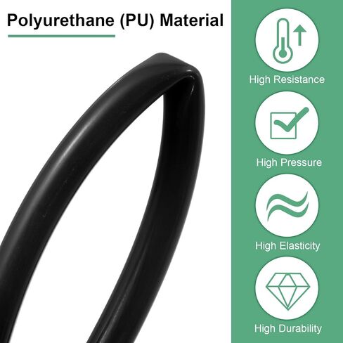Pneumatic Tubing Pipe, 5mm(ID) x8mm(OD) PU Polyurethane Air Compressor Hose for Air Compressor Fitting/Gas/Fluid Transfer, Air Hose Line Tube [2M/6.56ft, Clear] in Saudi Arabia