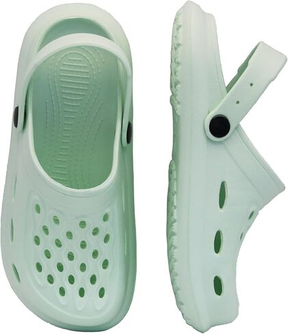 Garden Clogs for Women and Men, Slip On Mules Sandals Classic Slippers Outside Home Casual Wear Non-Slip Air Cushion Thick Bottom Sliders Shoes in Saudi Arabia