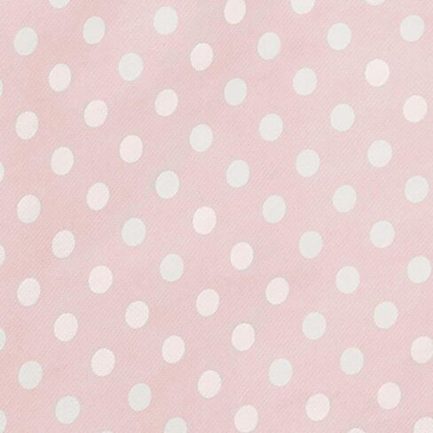 mDesign 21.65" High Steel Frame/Wood Top Storage Dresser Furniture with 5 Fabric Drawers, Wide Bureau Organizer for for Baby, Kid, and Teen Bedroom, Nursery, Playroom, Dorm - Pink/White Polka Dot in Saudi Arabia