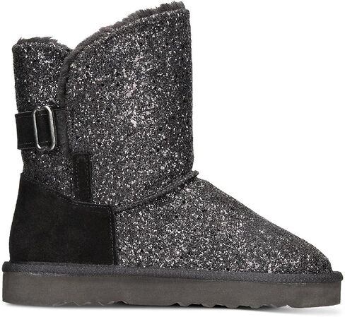 Style & Co. Womens Teenyy F Glitter Winter & Snow Boots Black 11 Medium (B,M) in Saudi Arabia
