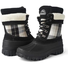 Womens Winter Snow Boots Waterproof Insulated Shell Duck Boots For Women Warm Boots Cold Weather in Saudi Arabia