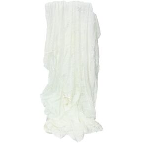 Beautiful Baby Blanket, Christening & All Occasions, Handcrafted Design (Acrylan, Beige)