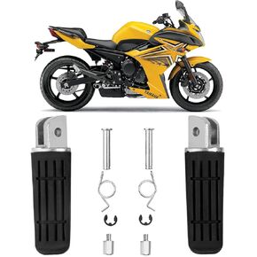 Motorcycles Foot Pegs Footrest Compatible with Yamaha FZ6 2004-2009
