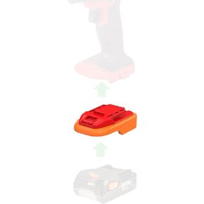 Adapter for Bauer 20V Tools - Compatible with Ridgid 18V Batteries for Powering, No Charging Function, 1 Adapter Only