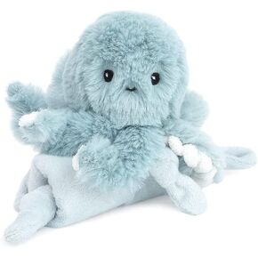 MON AMI Taylor The Turtle Plush Lovey for Babies – 13.5" | Knotted Security Blanket for Newborns