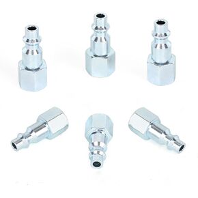 HW HAMWOO 6-Piece 1/4-Inch Industrial Female Plugs Kit