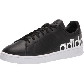 adidas mens Grand Court Base Tennis Shoes, White Black, 13