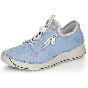 حذاء نسائي جديد من Rieker 51565-10 سهل الارتداء على شكل زهرة فضية 39 in Kuwait