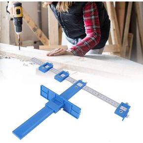 Fixed Hole Tools, Fixture Locator Woodworking Drill, Removable Pull Drawer Durable Stainless Steel for Carpentry Work Industrial