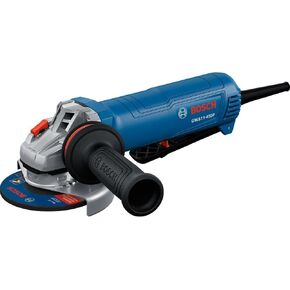 BOSCH GWS11-450P 4 ½ In. Ergonomic Angle Grinder - 11-Amp Motor, Anti-Vibration Handle, Adjustable Guard, KickBack Control - Ideal for Metal and Concrete Applications