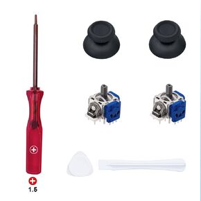 Wigearss 7 in 1 Hall Effect Joystick Analog Replacement and Repair Tools Kit for PS5 DualSense Controller