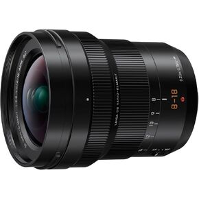 PANASONIC LUMIX Professional 8-18mm Camera Lens, G LEICA DG VARIO-ELMARIT, F2.8-4.0 ASPH, Mirrorless Micro Four Thirds, H-E08018 (Black) (Renewed)