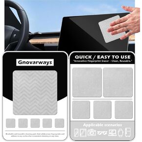 Screen Cleaner Small and Compact Cleaning kit Electronic Fingerprint Eliminator for Phones, ipads, laptops, TVs Material is high Density Microfiber 11 Cleaning Patches Includes 4 Sizes.