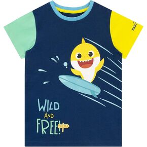 Pinkfong Boys T-Shirt Baby Shark Blue 6