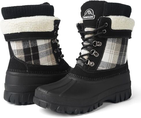 Womens Winter Snow Boots Waterproof Insulated Shell Duck Boots For Women Warm Boots Cold Weather in Saudi Arabia