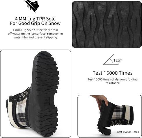 Womens Winter Snow Boots Waterproof Insulated Shell Duck Boots For Women Warm Boots Cold Weather in Saudi Arabia