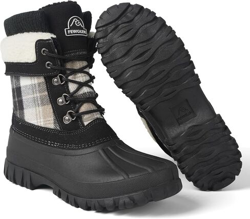 Womens Winter Snow Boots Waterproof Insulated Shell Duck Boots For Women Warm Boots Cold Weather in Saudi Arabia