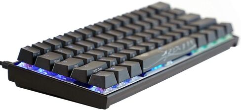 لوحة مفاتيح ميكانيكية Ducky Mecha Mini 60%: Cherry MX Red، أغطية مفاتيح PBT Doubleshot عالية الكثافة، الولايات المتحدة، أسود in Kuwait