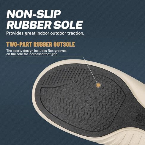 Mens Slippers with Arch Support, Breathable House Slippers for Men with Mesh Lining, Orthopedic Slip On Clog for Plantar Fasciitis, Indoor Outdoor House Shoes with Anti-Skid Rubber Sole (Black, 11) in Saudi Arabia