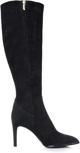 Women's Pointed Toe Side Zipper Sexy Stiletto High Heel Stretchy Knee High Boots in Saudi Arabia