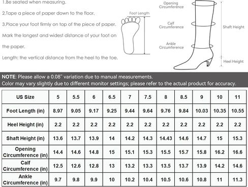 Women's Metallic Knee High Boots Pointed Toe Kitten Heel Booties Low Heel Go-go Party Dress Club Booties in Saudi Arabia