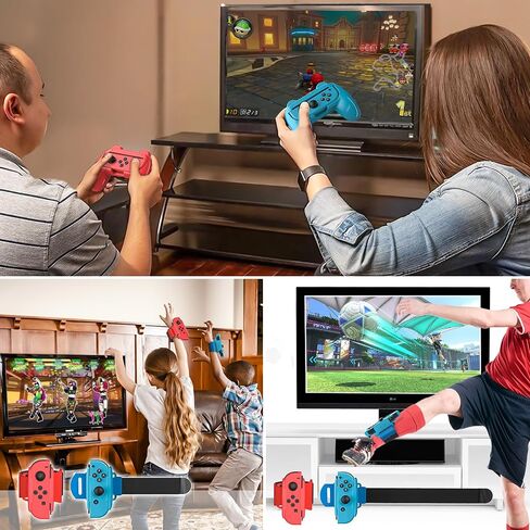 Switch Sports Accessories Bundle, 18 in 1 Sports Accessories Kit for Nintendo Switch/Switch OLED, Family Accessories Bundle Kit for Switch Sports Games with Golf Clubs, Tennis Rackets, Swords in Saudi Arabia