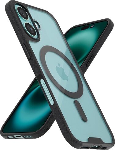 حافظة Smartish® iPhone 16 Pro المغناطيسية - Gripmunk متوافقة مع MagSafe [خفيفة الوزن + واقية] غطاء نحيف ورقيق مع بطانة من الألياف الدقيقة لهاتف Apple iPhone 16 Pro - Black Tie Affair in Kuwait