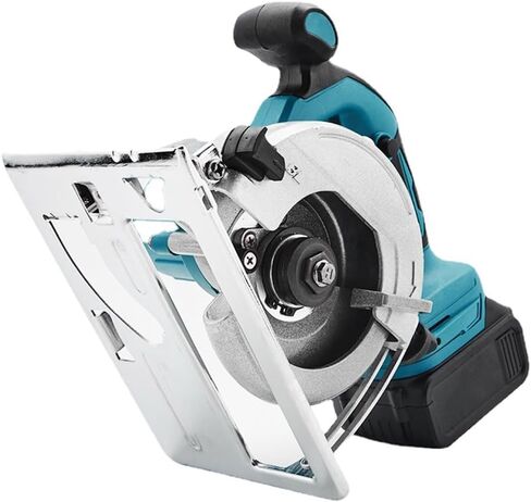 منشار دائري لاسلكي مقاس 5 بوصات، منشار دائري مدمج بمحرك بدون فرش مخصص لبطارية ماكيتا 18 فولت، أداة قطع الطاقة 6500 دورة في الدقيقة مع شفرة 2 × 5 بوصات للمعادن الرقيقة للبلاط الخشبي، عمق القطع وزاوية قابلة للتعديل in Kuwait