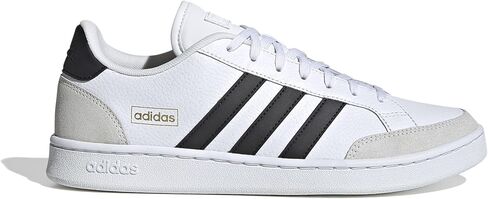adidas mens Grand Court Base Tennis Shoes, White Black, 13 in Saudi Arabia