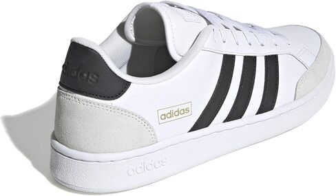 adidas mens Grand Court Base Tennis Shoes, White Black, 13 in Saudi Arabia