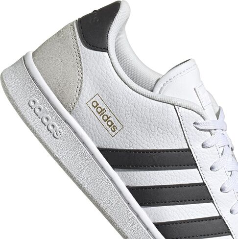 adidas mens Grand Court Base Tennis Shoes, White Black, 13 in Saudi Arabia