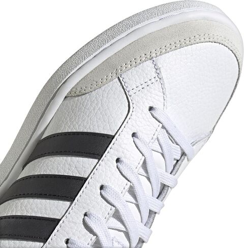 adidas mens Grand Court Base Tennis Shoes, White Black, 13 in Saudi Arabia