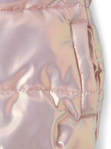 The Children's Place Baby Girls' and Toddler Medium Weight Puffer Jacket, Wind, Water-Resistant, Mauve Floral in Saudi Arabia