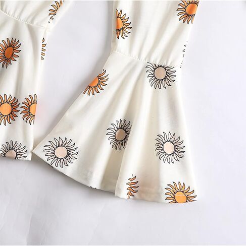 Emmababy Cow Print Baby Girl Bell Bottom Romper Toddler Floral Overalls Sleeveless Flare Jumpsuit Summer Clothes Western in Saudi Arabia