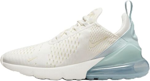 Nike Air Max 270 Women's Shoes (HM6130-133, Sail/Glacier Blue/Flax/Coconut Milk) Size 6 in Saudi Arabia