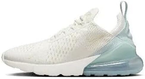 Nike Air Max 270 Women's Shoes (HM6130-133, Sail/Glacier Blue/Flax/Coconut Milk) Size 6 in Saudi Arabia