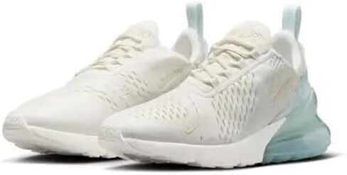 Nike Air Max 270 Women's Shoes (HM6130-133, Sail/Glacier Blue/Flax/Coconut Milk) Size 6 in Saudi Arabia