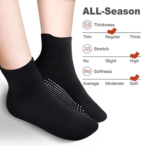 ELUTONG 16 Pairs Toddler Grip Socks for Boys Girls Non Slip Ankle Grippy Socks for Baby Infant Kids Aged 1-7T in Saudi Arabia